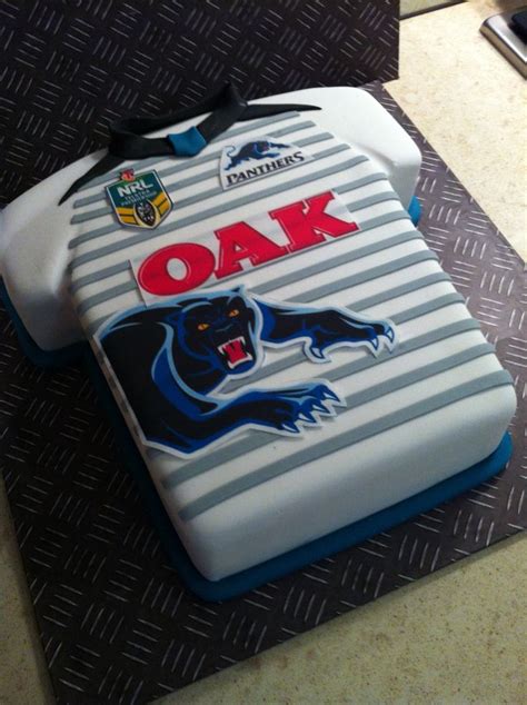 Penrith Panthers Jersey Cake Penrith Panthers Football Birthday