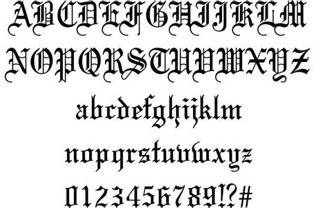 Imagen Relacionada Medieval Font English Fonts Old English Font