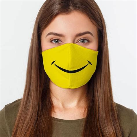 Smiley Face Preventative Face Mask Fashion Face Mask Face Mask