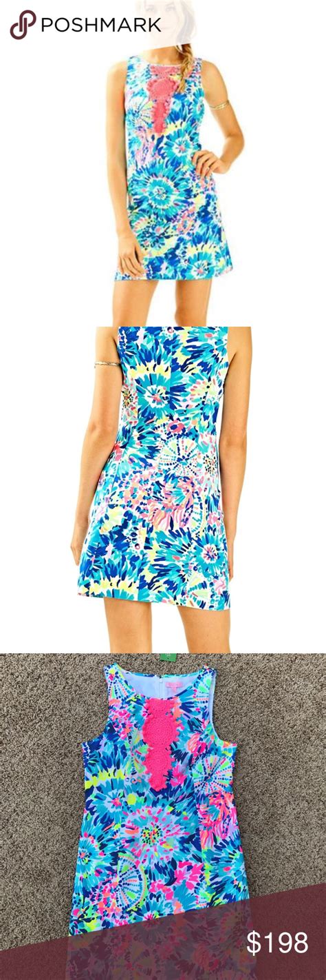 Lilly Pulitzer Adara Shift Dive In Sz 10 Lilly Pulitzer Clothes