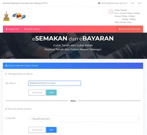 Anybody pay their Selangor quit rent online?
