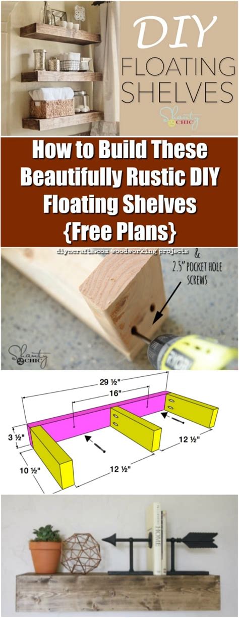 How To Build These Beautifully Rustic Diy Floating Shelves