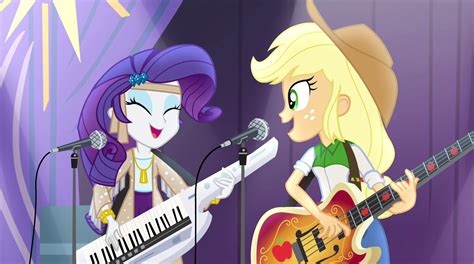Check spelling or type a new query. Image - Applejack and Rarity start singing Shake Your Tail ...