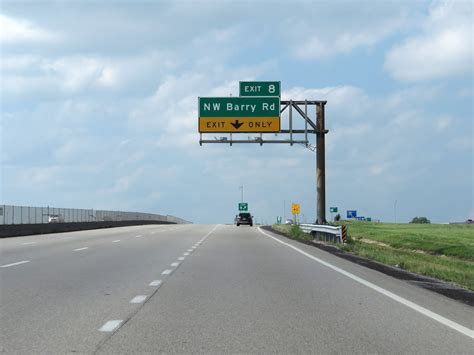 Missouri Interstate 29 Northbound Cross Country Roads
