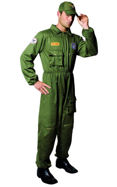 Mens Air Force Pilot Costume Halloween Costumes 4u Adult Costumes