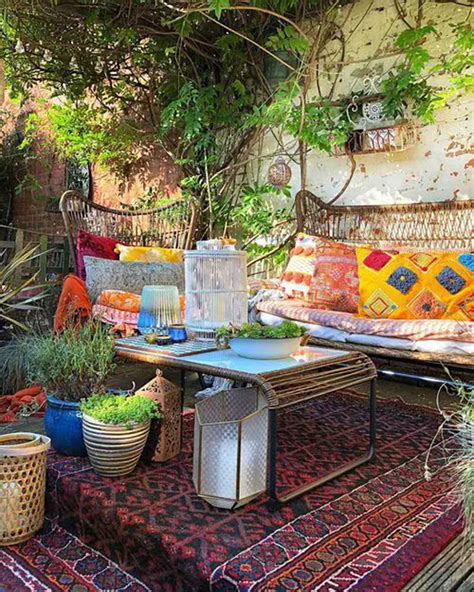 23 Beautiful Bohemian Garden Ideas With Outdoor Retreat