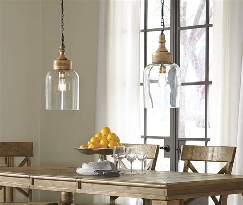 Glass And Natural Wood Pendant Light In 2021 Wood Pendant Light