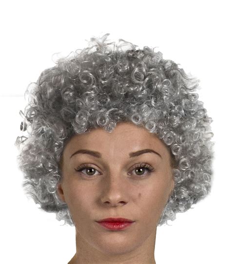 grandma wig old lady woman granny mother wigs cosplay costume party q best prices available