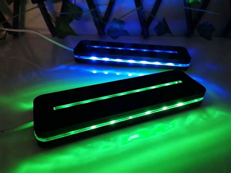 Acrylic Led Base Light Support Customized 3d Night Light Base Etsy