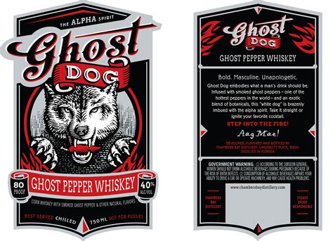 A bottle will run you somewhere in the neighborhood of. Ghost Dog Whiskey Label Illustrated by Steven Noble on Behance
