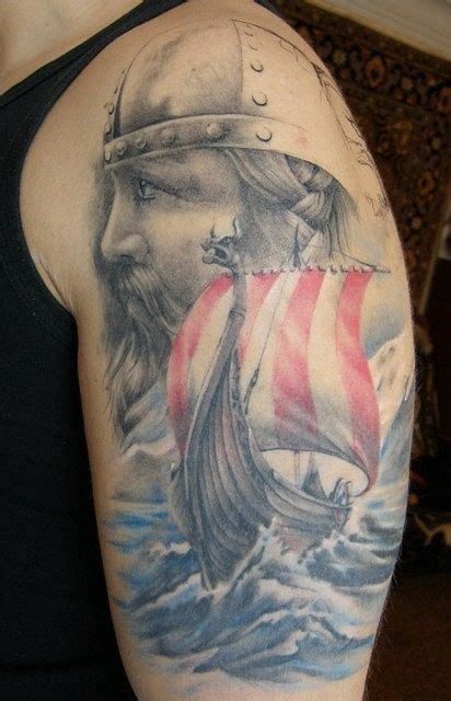Drakkar Viking Tattoos Norse Tattoo Viking Ship Tattoo
