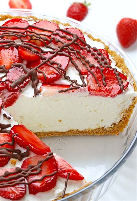 strawberries and cream pie cakescottage
