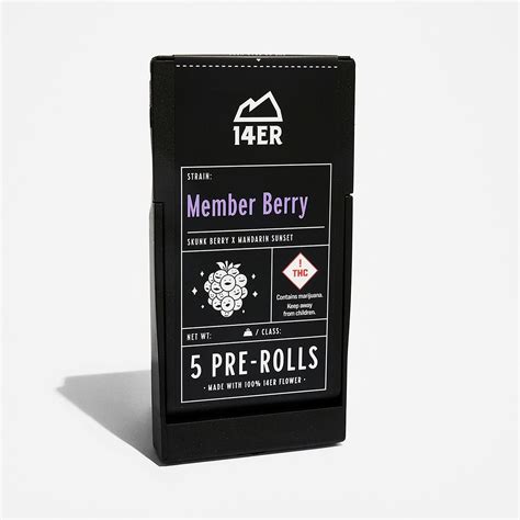 14er Member Berry Pre Rolls 5 Pack Leafly