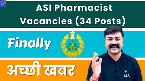 Itbp Asi Pharmacist Vacancies Posts Latest Update Itbp