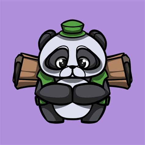 Premium Vector Vector Illustration Cute Panda