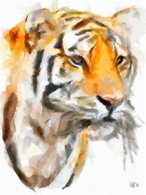 The Tiger Digital Watercolor Dynamic Auto Painter Vitaly Shchukin