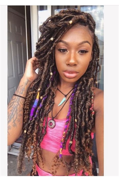 The coolie locs specialist on instagram: 24 best goddess locs crochet individuals messy boho ...