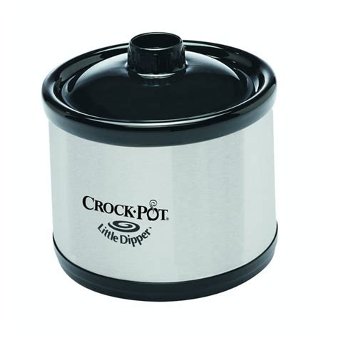 crock pot little dipper food warmer silver
