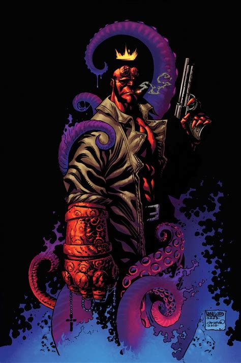 Hellboy Color By Micahjgunnell On Deviantart Hellboy Art Mike