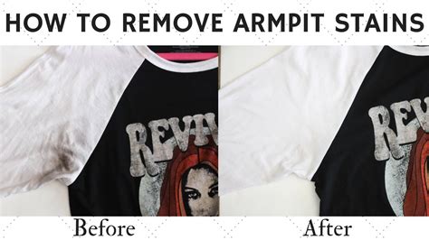 Diy How To Remove Armpit Stains Youtube