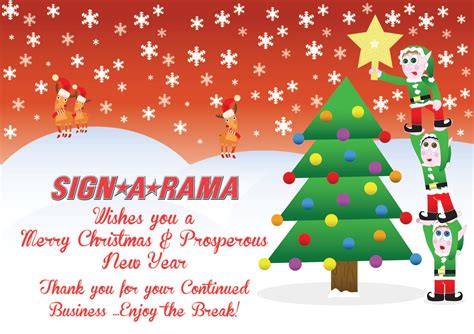 The Designed Mind Rather Late Christmas Wishes From Signarama