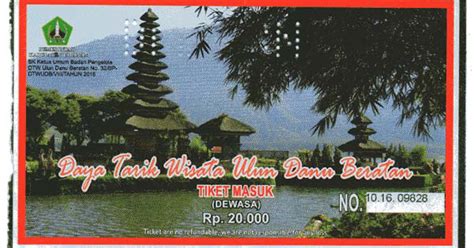 Harga spesial tiket masuk hanya rp. Harga Tiket Masuk Danau Beratan Bedugul Tabanan Bali 2021