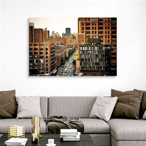 Shop modern furniture & decor at target. Chelsea Buildings - Manhattan Canvas Wall Art Print, New ...