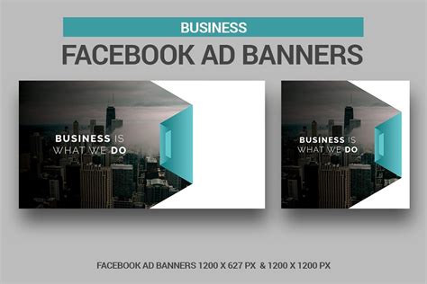 Business Facebook Ad Banners Creative Photoshop Templates Creative
