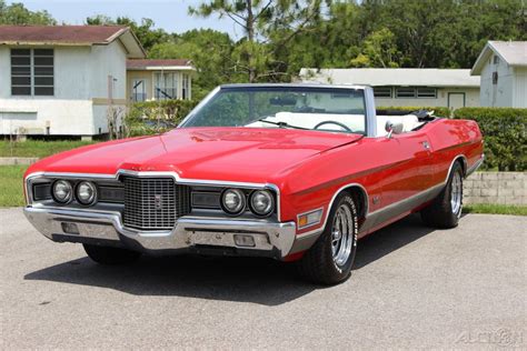Red Sled 1971 Ford Ltd 429 Convertible