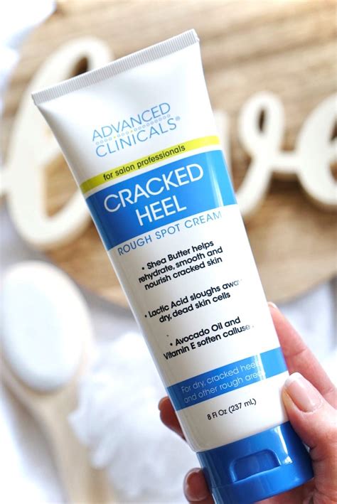 Advanced Clinicals Cracked Heel Cream For Dry Feet Rough Spots And Calluses 8 Fl Oz Buy