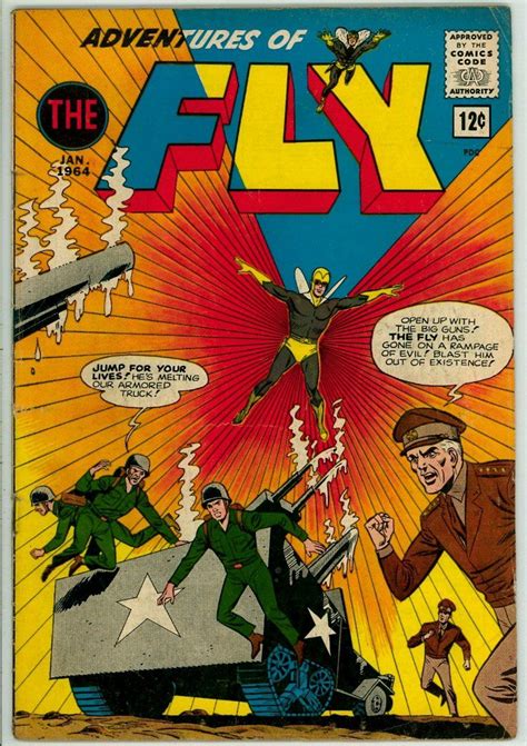 Adventures Of The Fly 29 Vg 35 Silver Age Comic Books Archie