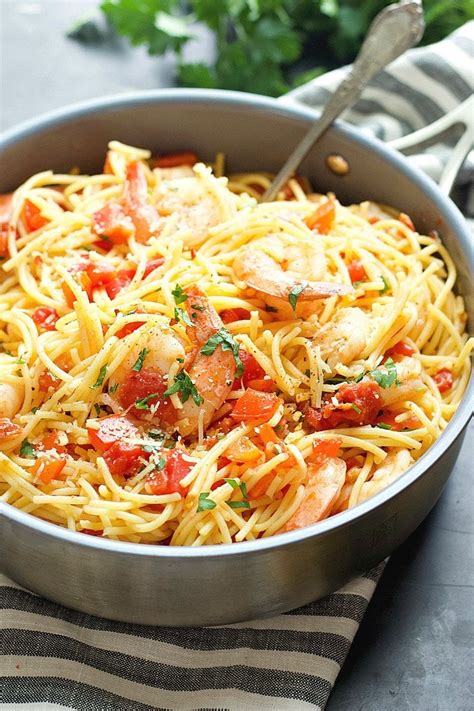 No two spaghetti aglio e olio recipes are alike, but this one is pretty true to the classic method. Shrimp Spaghetti Aglio & Olio | Recipe | Shrimp spaghetti ...