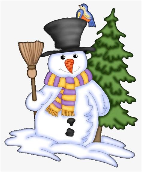 Smarta and amalia are going to build a. Winter Cartoon Snowman in 2020 | Snowman clipart, Snowman ...