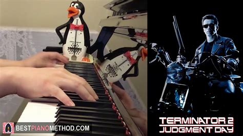 Terminator 2 Judgement Day Theme Piano Cover By Amosdoll Youtube