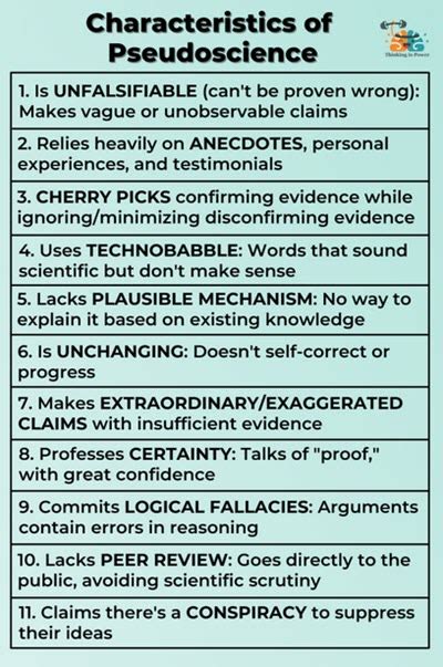 11 Characteristics Of Pseudoscience