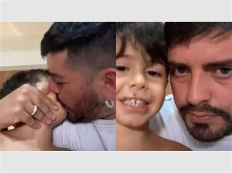 Diego Jr besó con la boca abierta a su hijo el video desató un