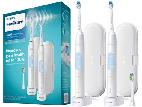 Philips Sonicare Protectiveclean 5000 Toothbrush 2 Pack Only 6999