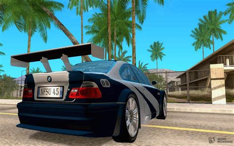 Gta san andreas — vehículos. BMW M3 GTR for GTA San Andreas