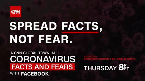 Cnn Facebook Global Town Hall Coronavirus Fact And Fears To Air