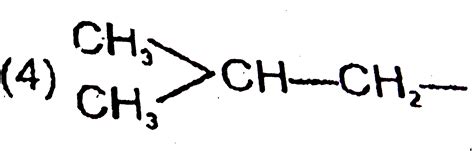 The Structure Of Isobutyl Group In An Organic Compound Is Sarthaks