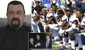 Steven Seagal Labels Nfl Knee Protests Outrageous Daily Mail Online