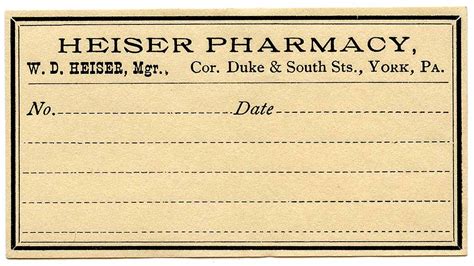 Vintage Clip Art Old Pharmacy Labels The Graphics Fairy
