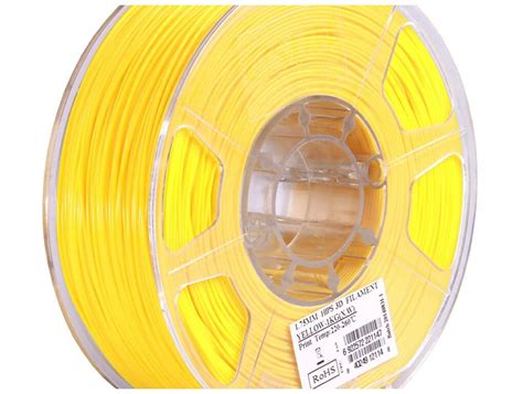 esun 1 75mm hips yellow filament 1kg spool solarbotics ltd