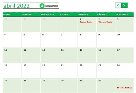 Calendario 2022 En Excel Mensual Significado Imagesee