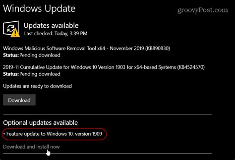 Microsoft Releases Windows 10 1909 November 2019 Update