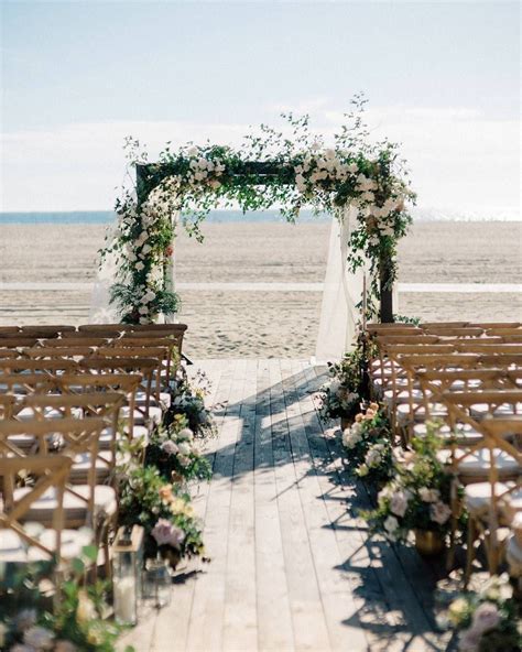 Organic Vibes Fill This Outdoor Beach Wedding Ceremony Photography