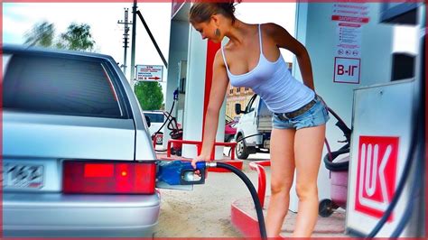 Girl At Gas Station Fails Compilation Fire At Gas Station YouTube