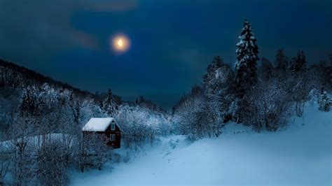 Night Snow Wallpaper Background 56 Images