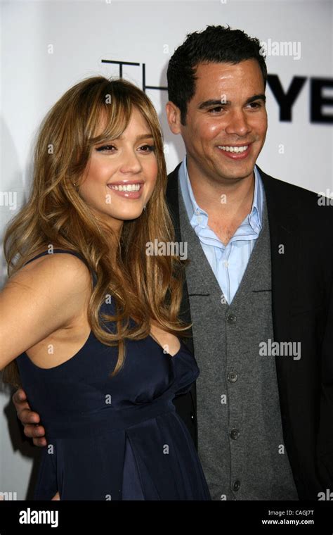 Jan 31 2008 Hollywood Ca Usa Jessica Alba And Cash Warren Arriving At The Film Premiere