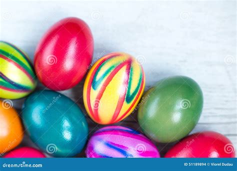 Painted Easter Eggs Stock Photo Image Of Colorful Design 51189894